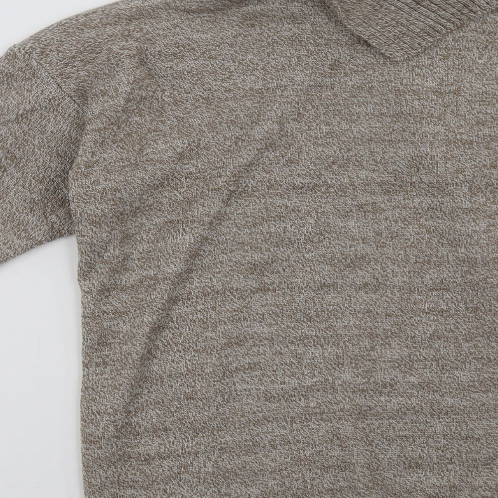 Preworn Womens Beige Pullover Sweatshirt Size M