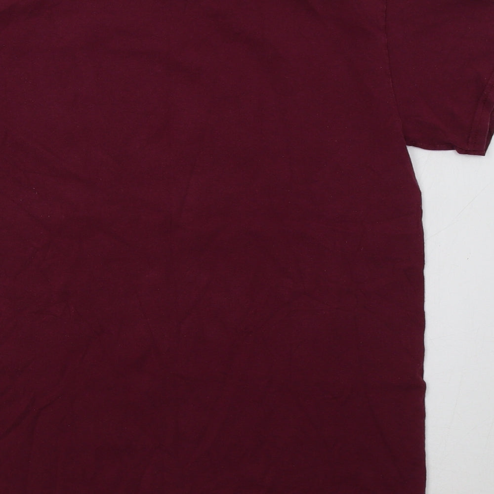 Gildan Womens Purple Basic T-Shirt Size S - Twerk