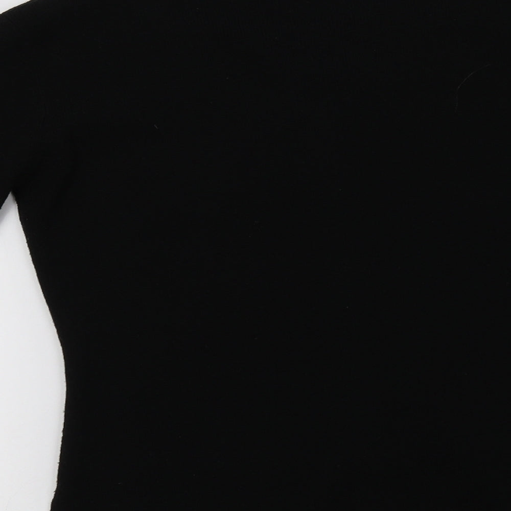 MNG Womens Black Pullover Jumper Size L