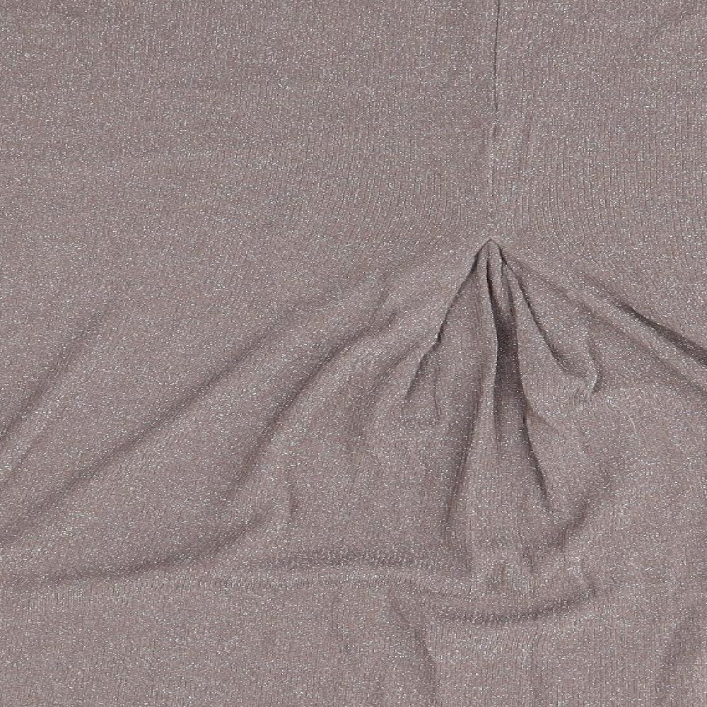 NEXT Womens Brown Basic Blouse Size 14