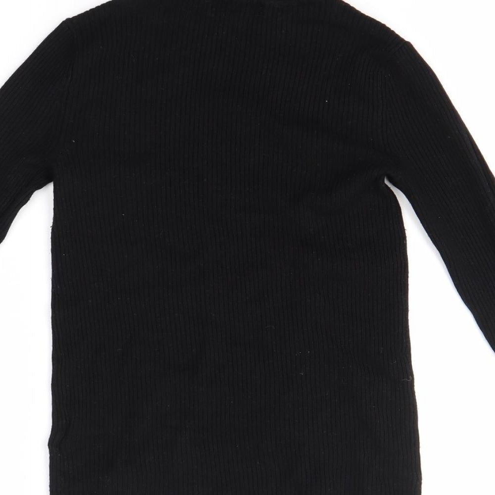 Marks & Spencer Womens Black Pullover Jumper Size 6