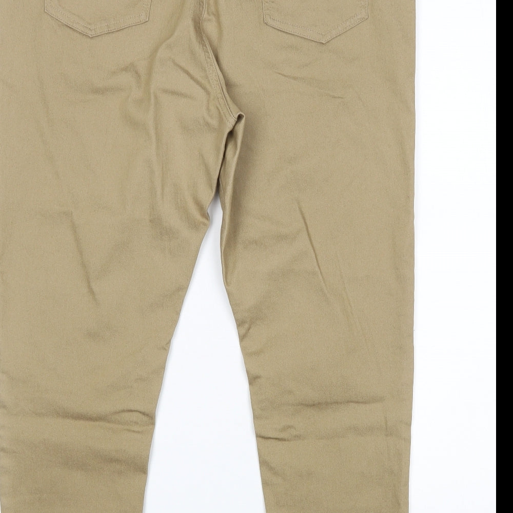 Preworn Womens Beige Jegging Jeans Size 38 in L26 in