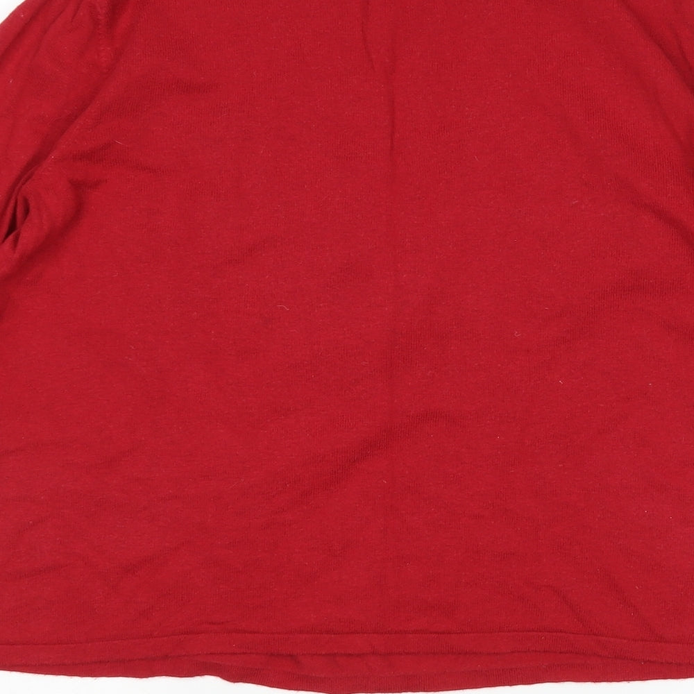 NEXT Womens Red Pullover Jumper Size 8