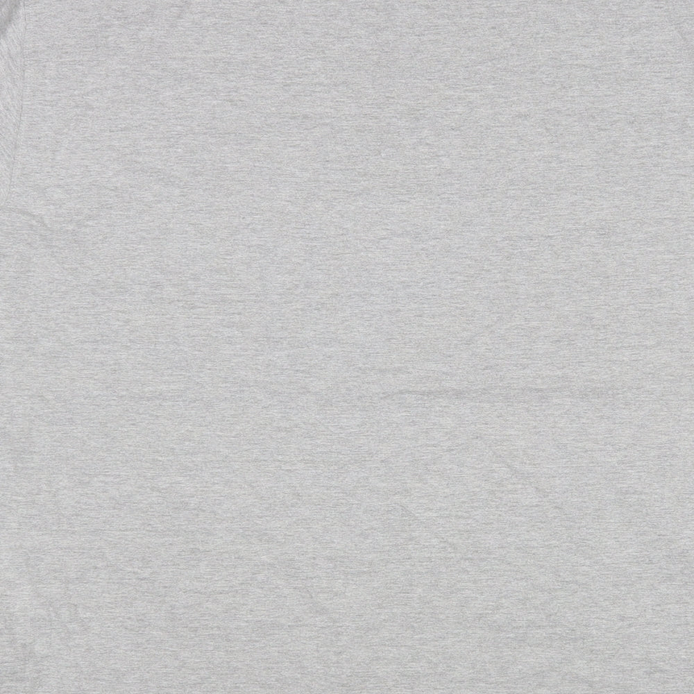 Ilsarto Womens Grey T-Shirt Dress Size M