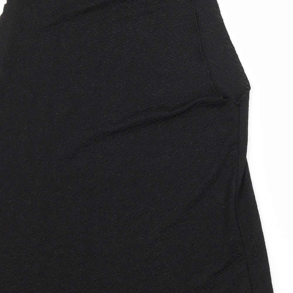 Zara Womens Black Basic Blouse Size S