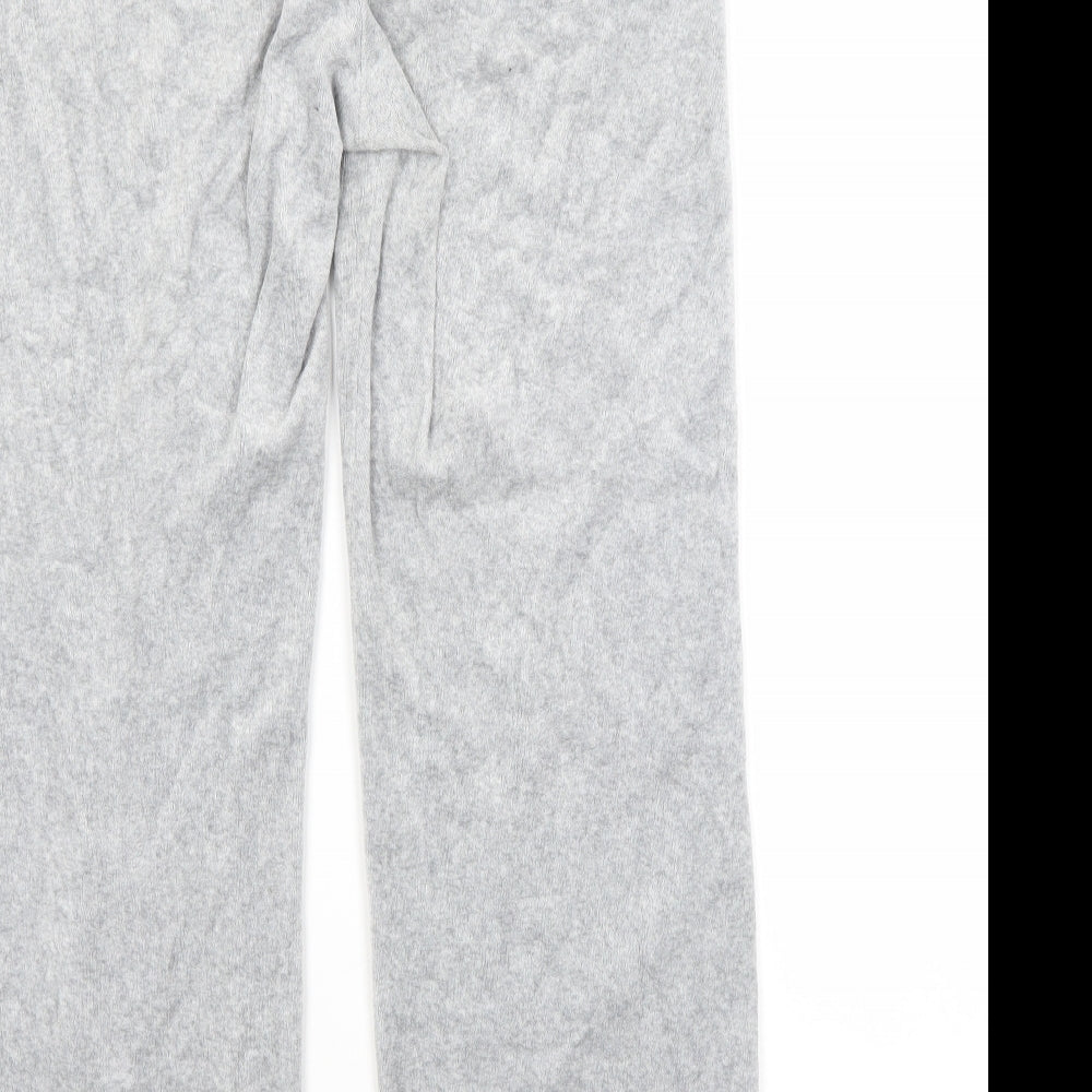 M&S Womens Grey Sweatpants Trousers Size 12 L28 in