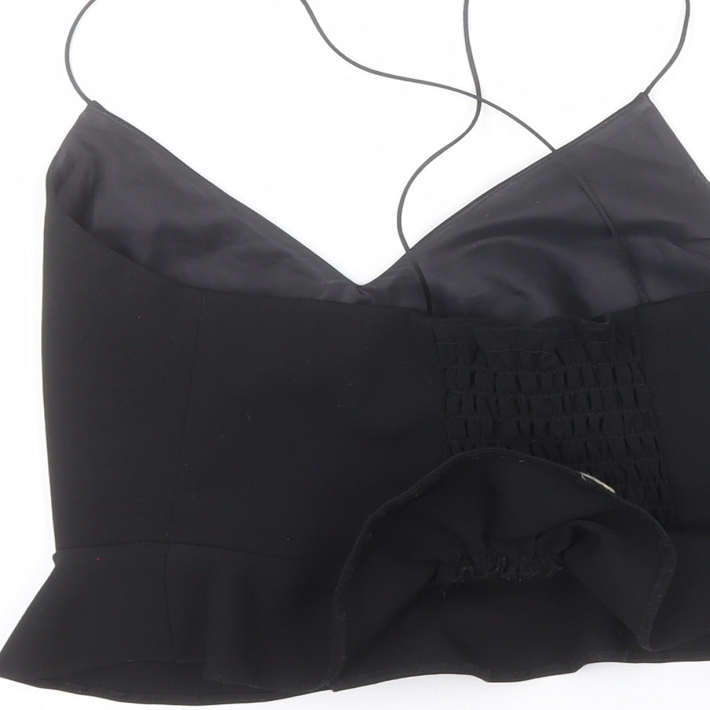 River Island Womens Black Basic Blouse Size 10
