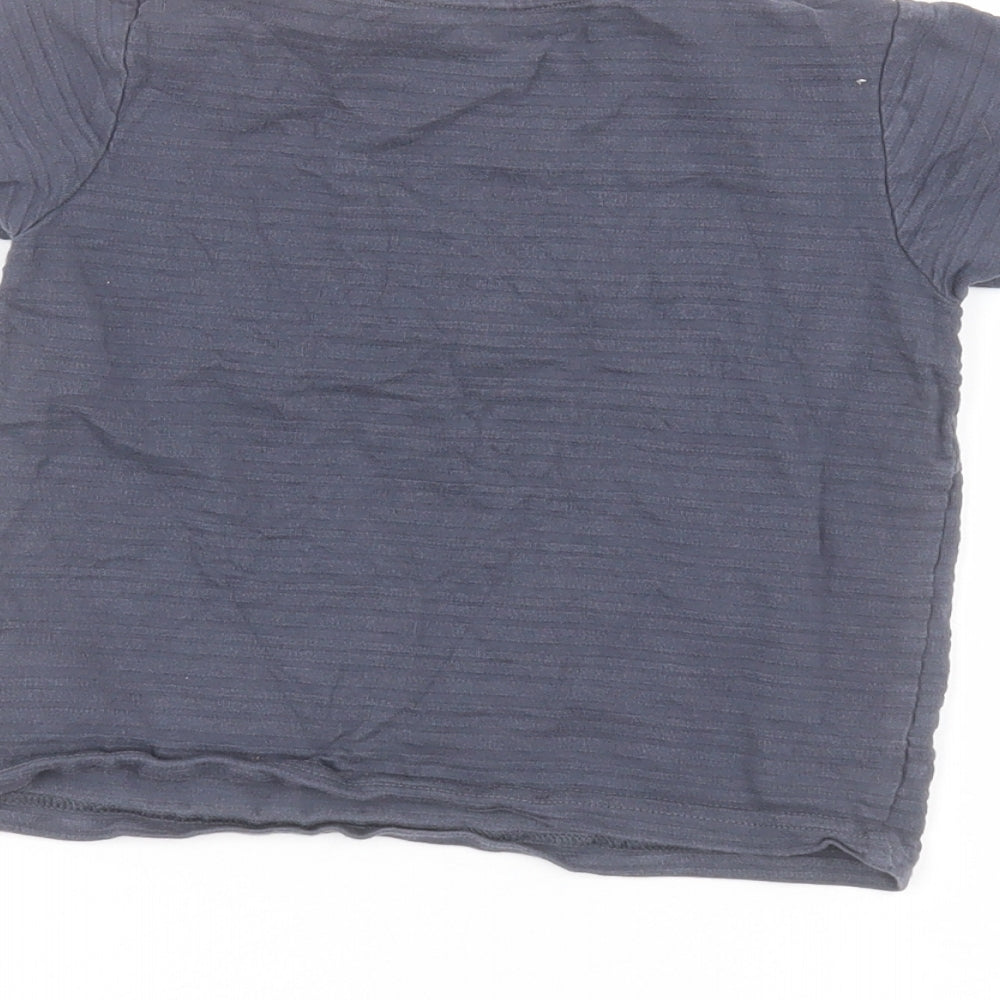 Nutmeg Baby Blue Basic T-Shirt Size 24 Months