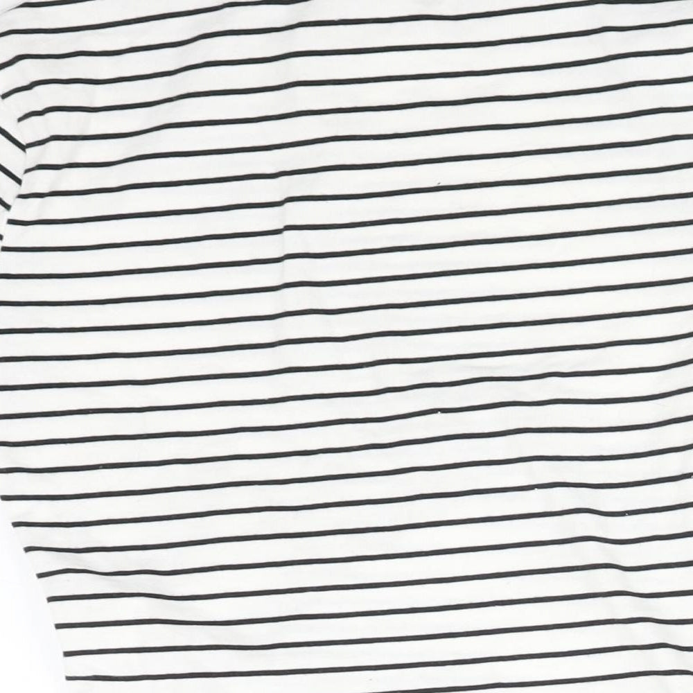 SheIn Womens Multicoloured Striped Basic T-Shirt Size XS