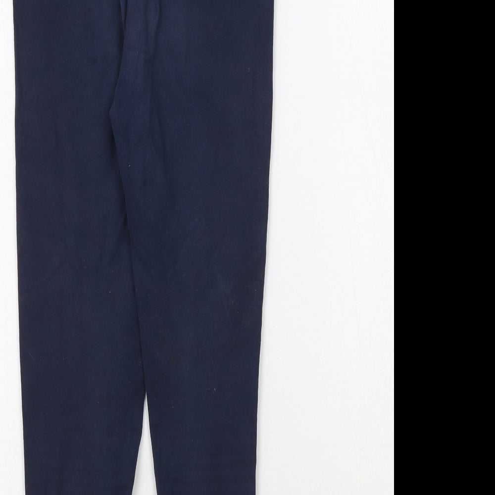 NEXT Girls Blue Trousers Size 9 Months - Leggings