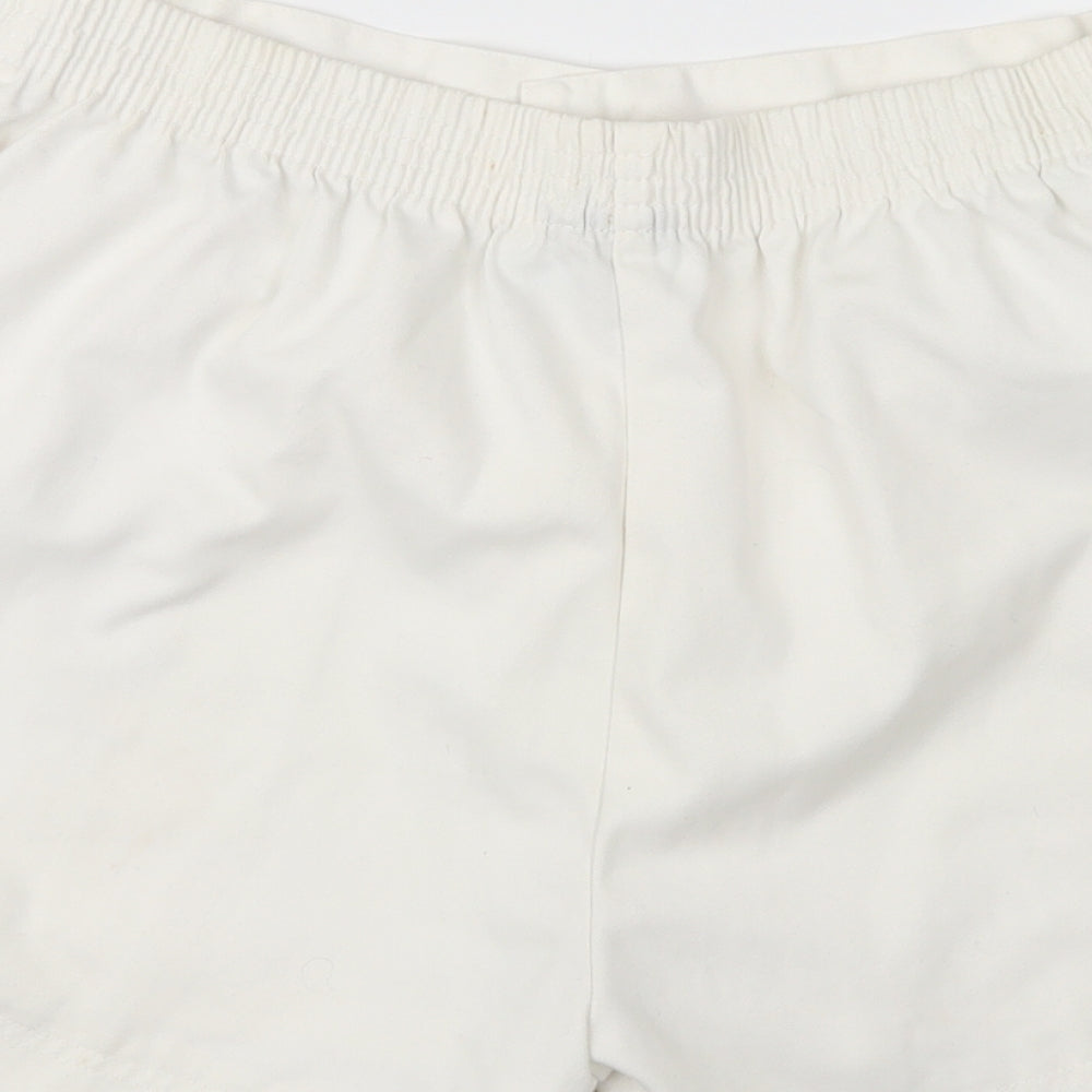 Olympus Womens White Cargo Shorts Size XL