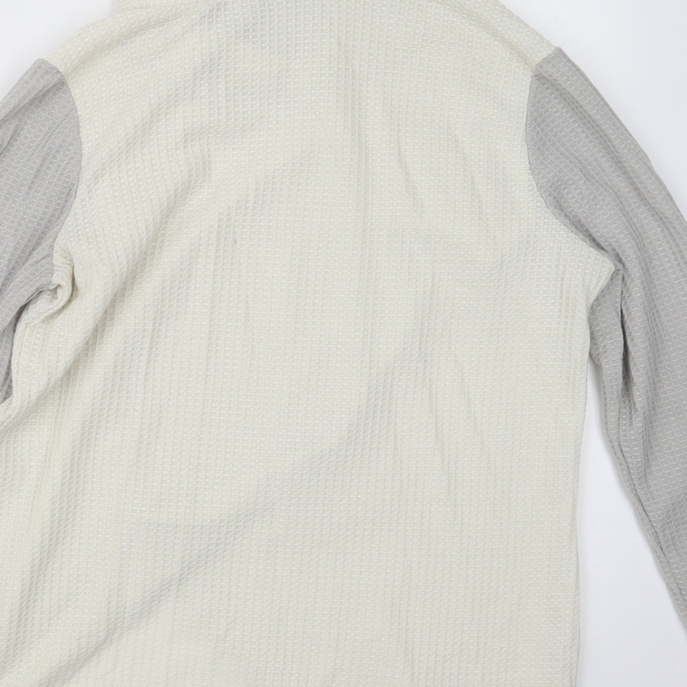 Slig Womens White Basic T-Shirt Size M