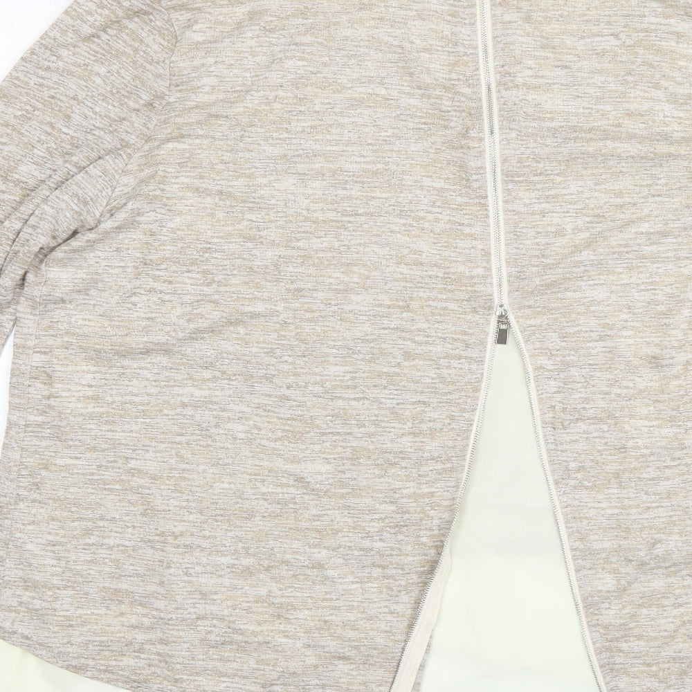 Voulez-Vous Womens Beige Pullover Jumper Size XL