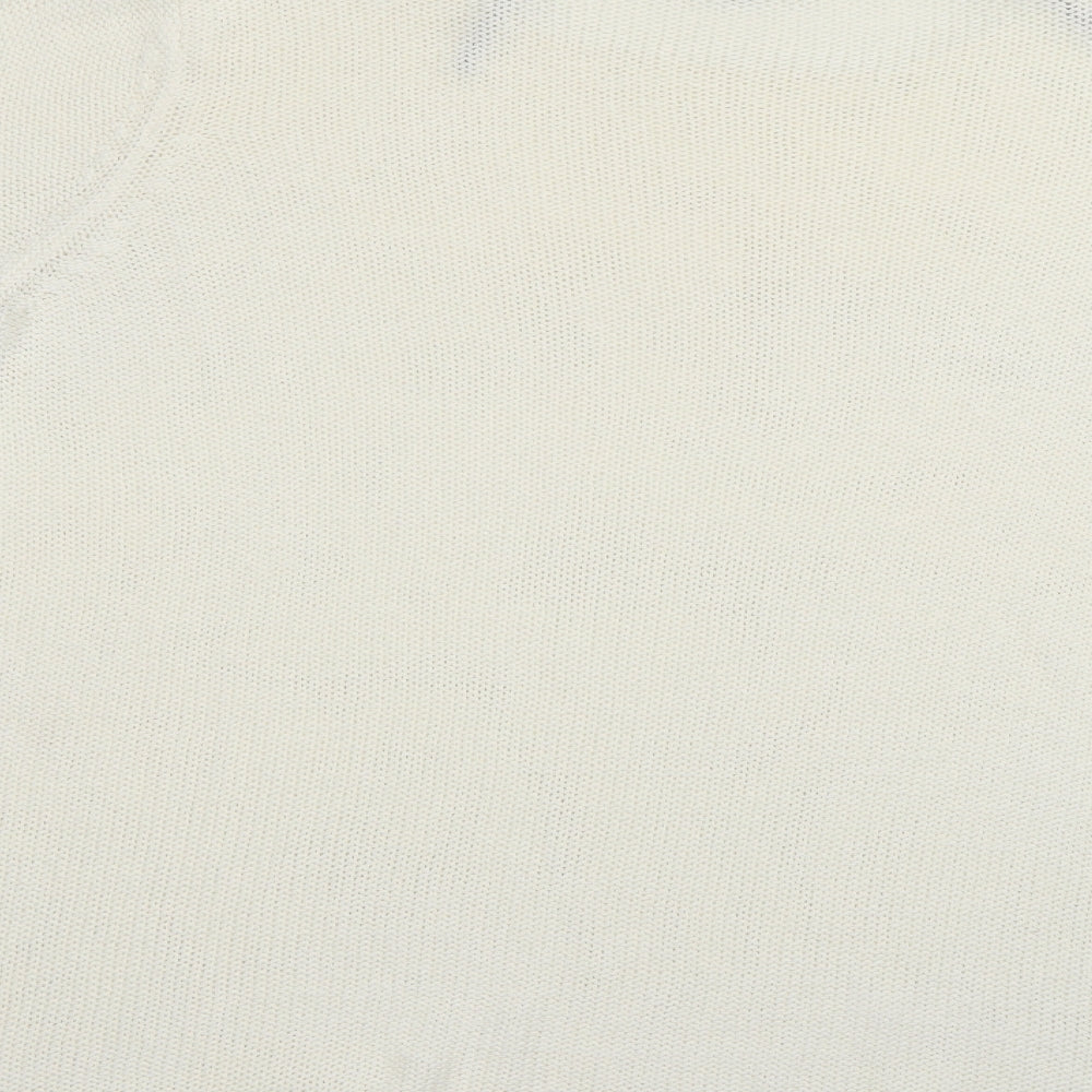 rogers+rogers Womens White Pullover Jumper Size 20