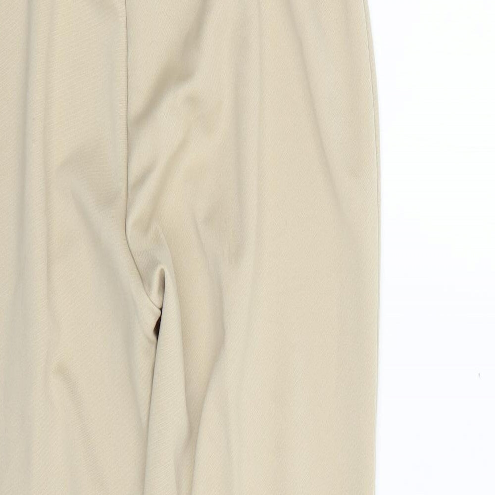 Damart Womens Beige Trousers Size 14 L24 in
