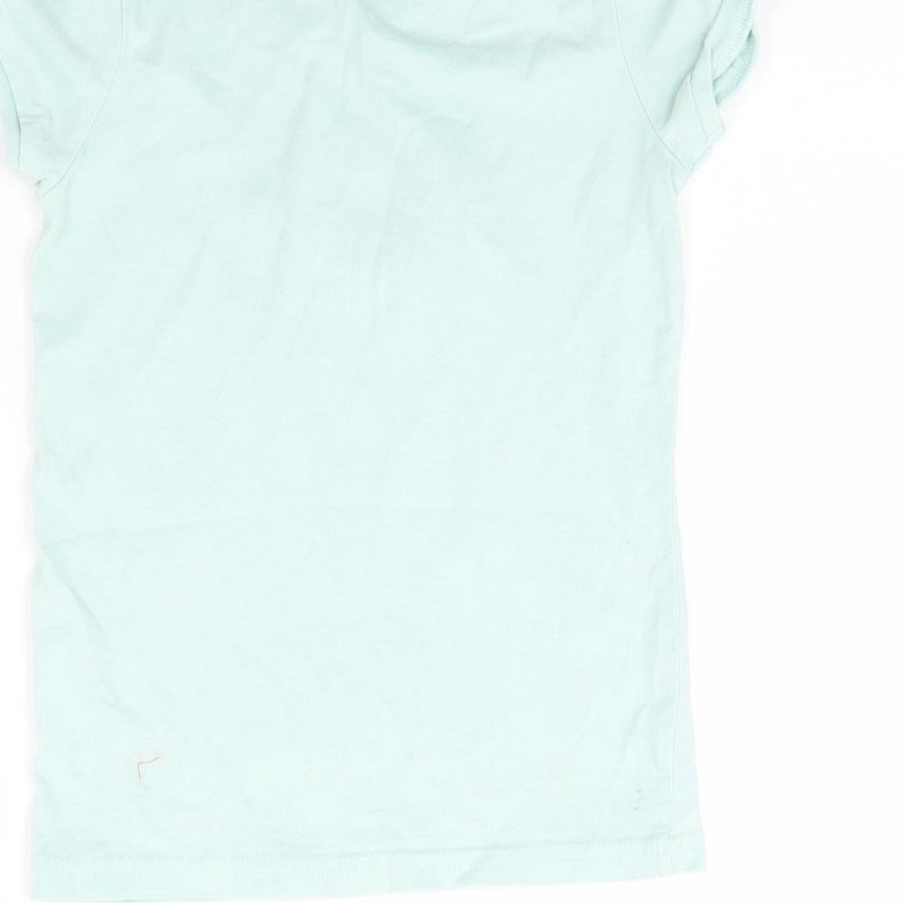 Gap Girls Green Basic T-Shirt Size 5 Years