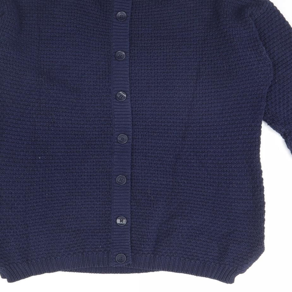 M&Co Womens Blue Pullover Jumper Size 12