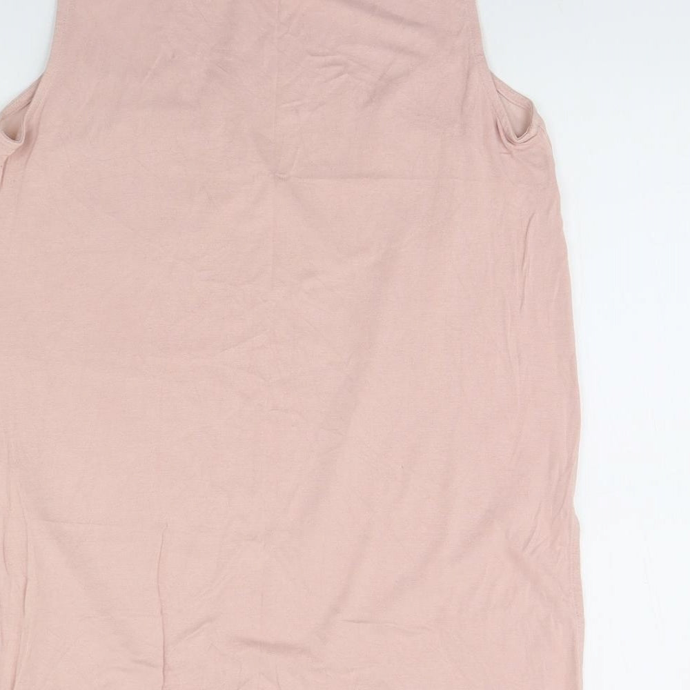 Peacocks Womens Pink Basic Tank Size 10