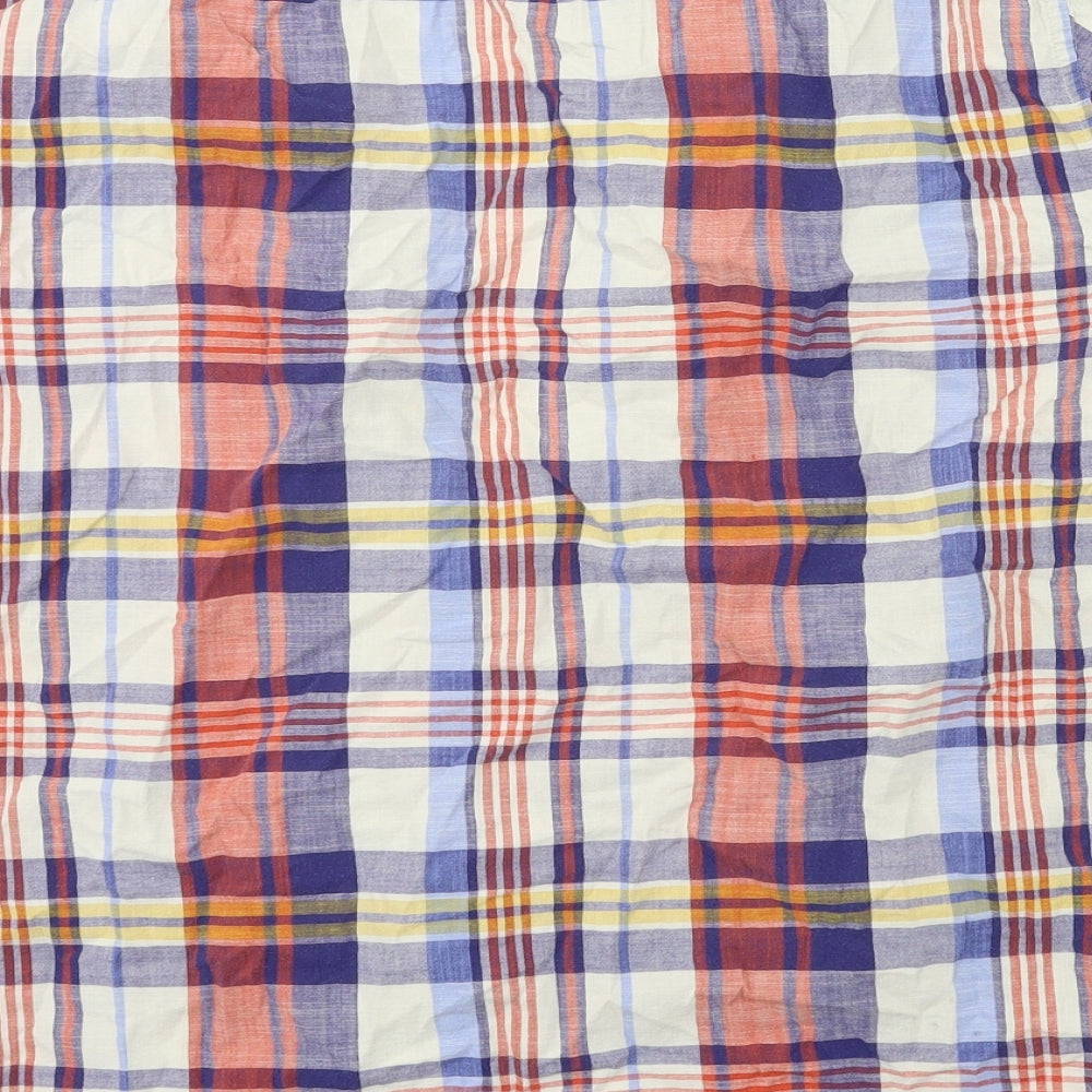 F&F Mens Multicoloured Plaid Button-Up Size XL