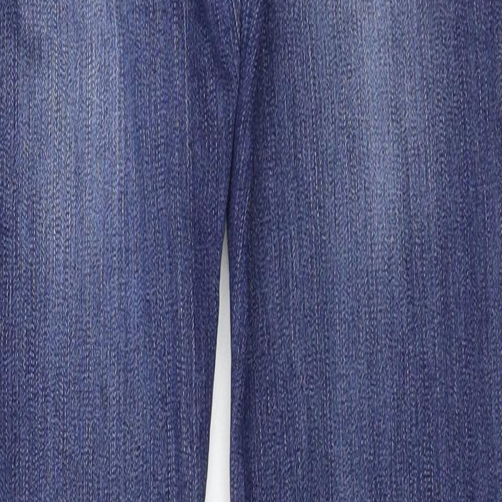 Flash Jeans Womens Blue Denim Straight Jeans Size 34 in L31 in