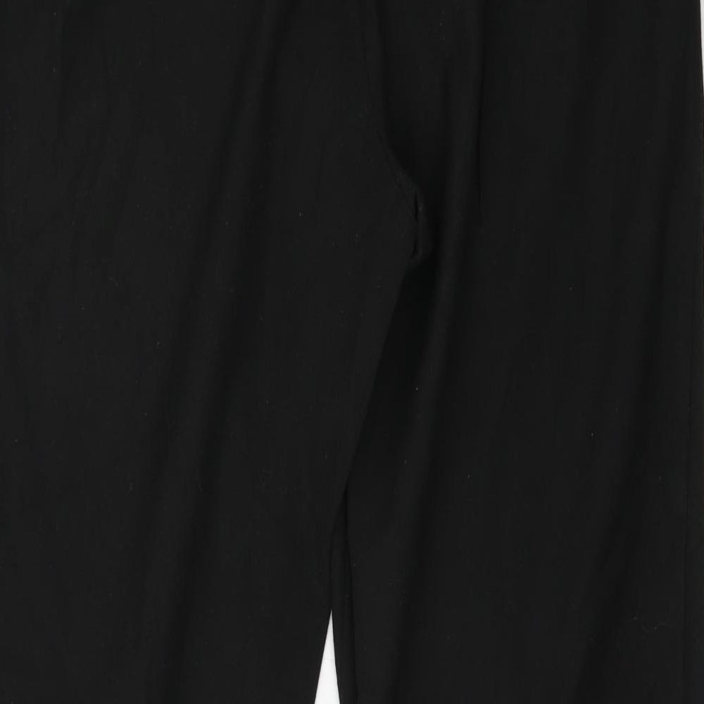 Debenhams Womens Black Trousers Size 14 L28 in
