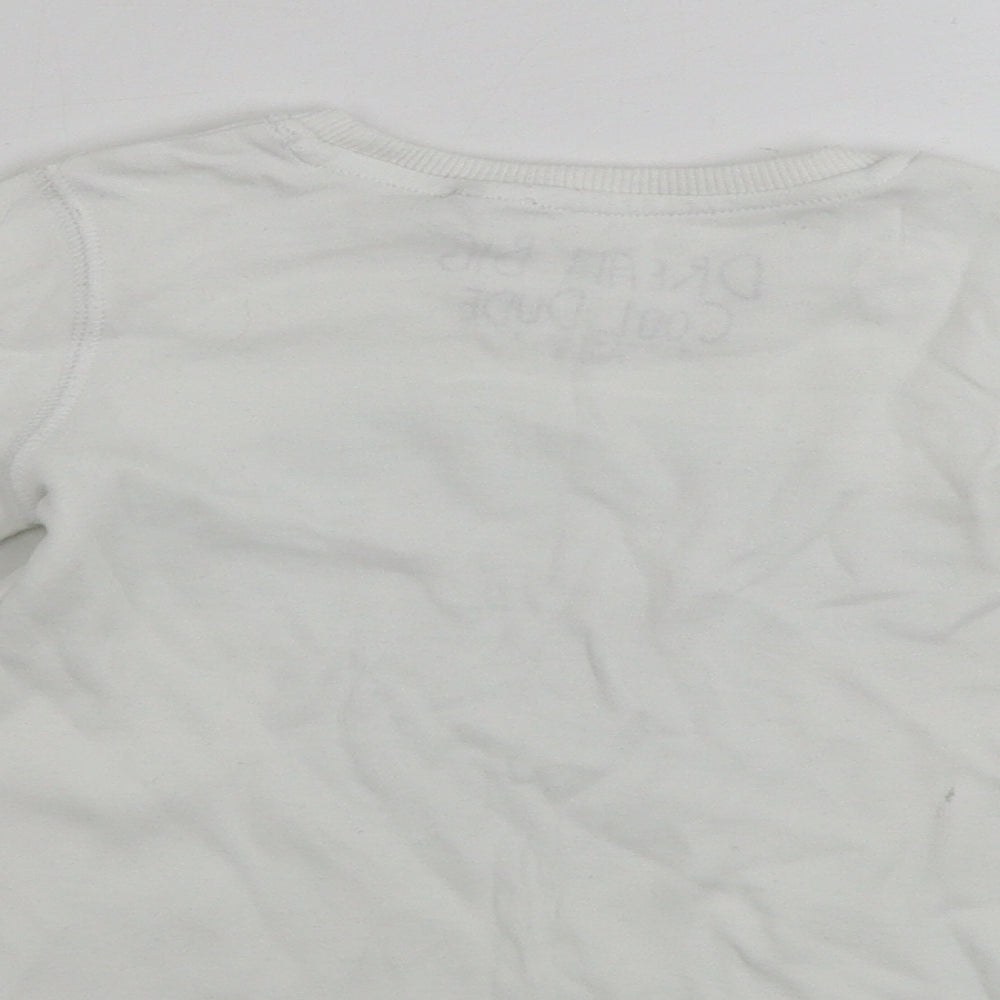 NEXT Boys White Pullover Jumper Size 2-3 Years
