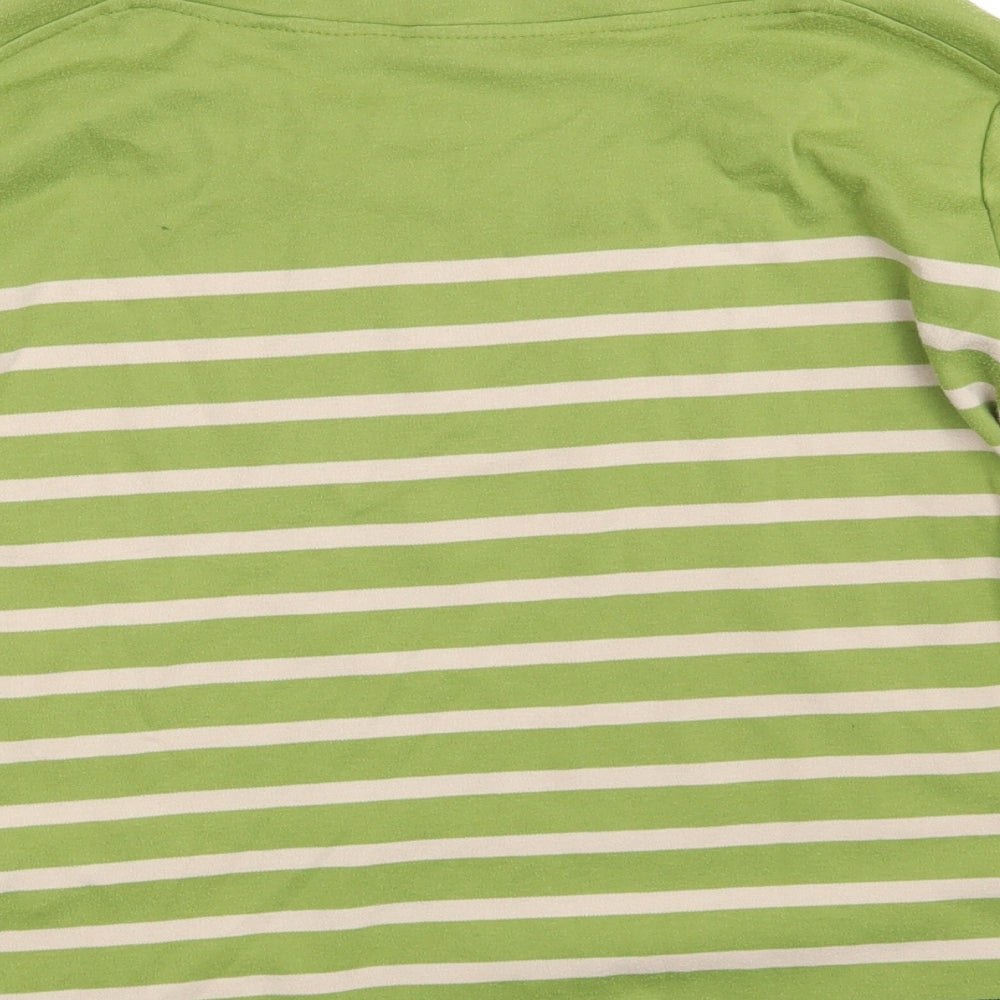 Tigi Womens Multicoloured Striped Pullover Sweatshirt Size 10