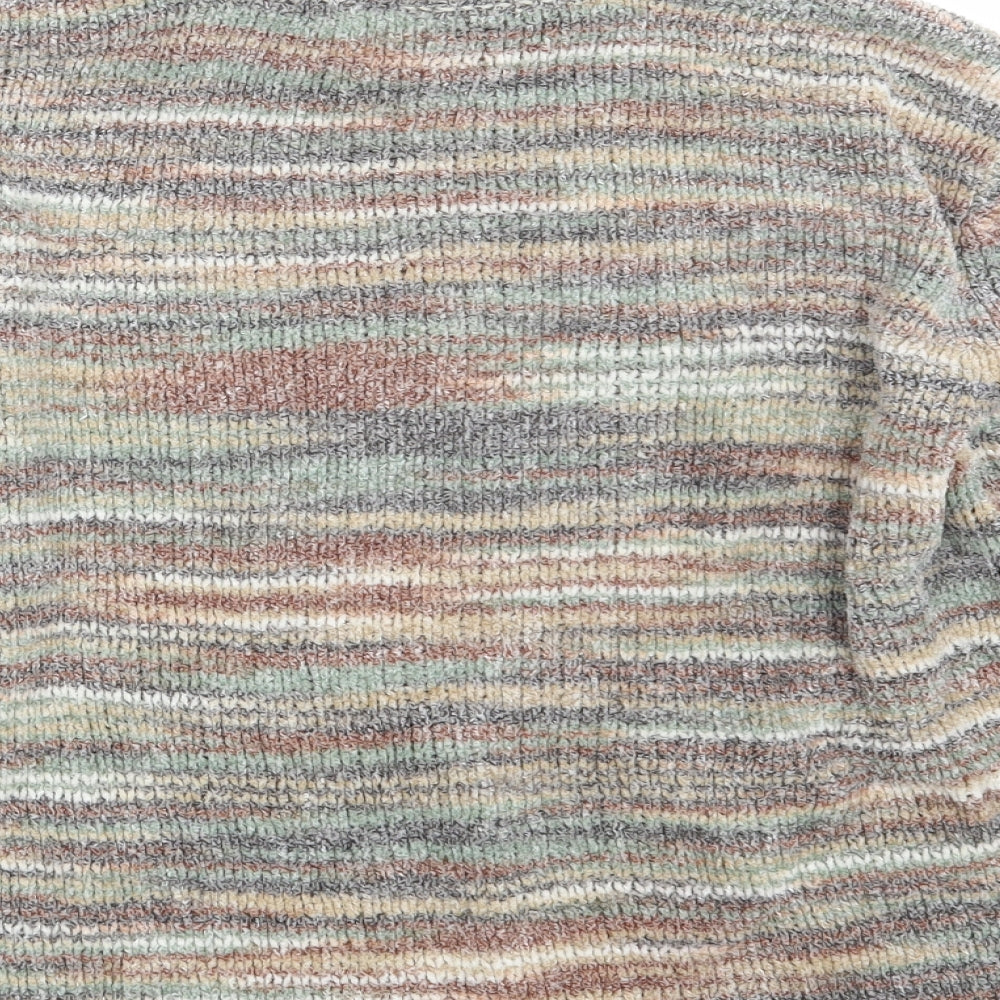 PARA Womens Multicoloured Knit Pullover Jumper Size L