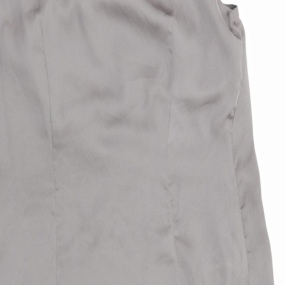 H&M Womens Grey Fit & Flare Size 14