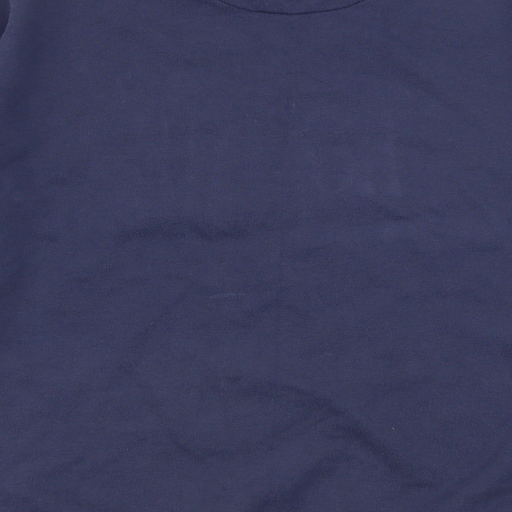 poor homme Mens Blue Pullover Jumper Size L