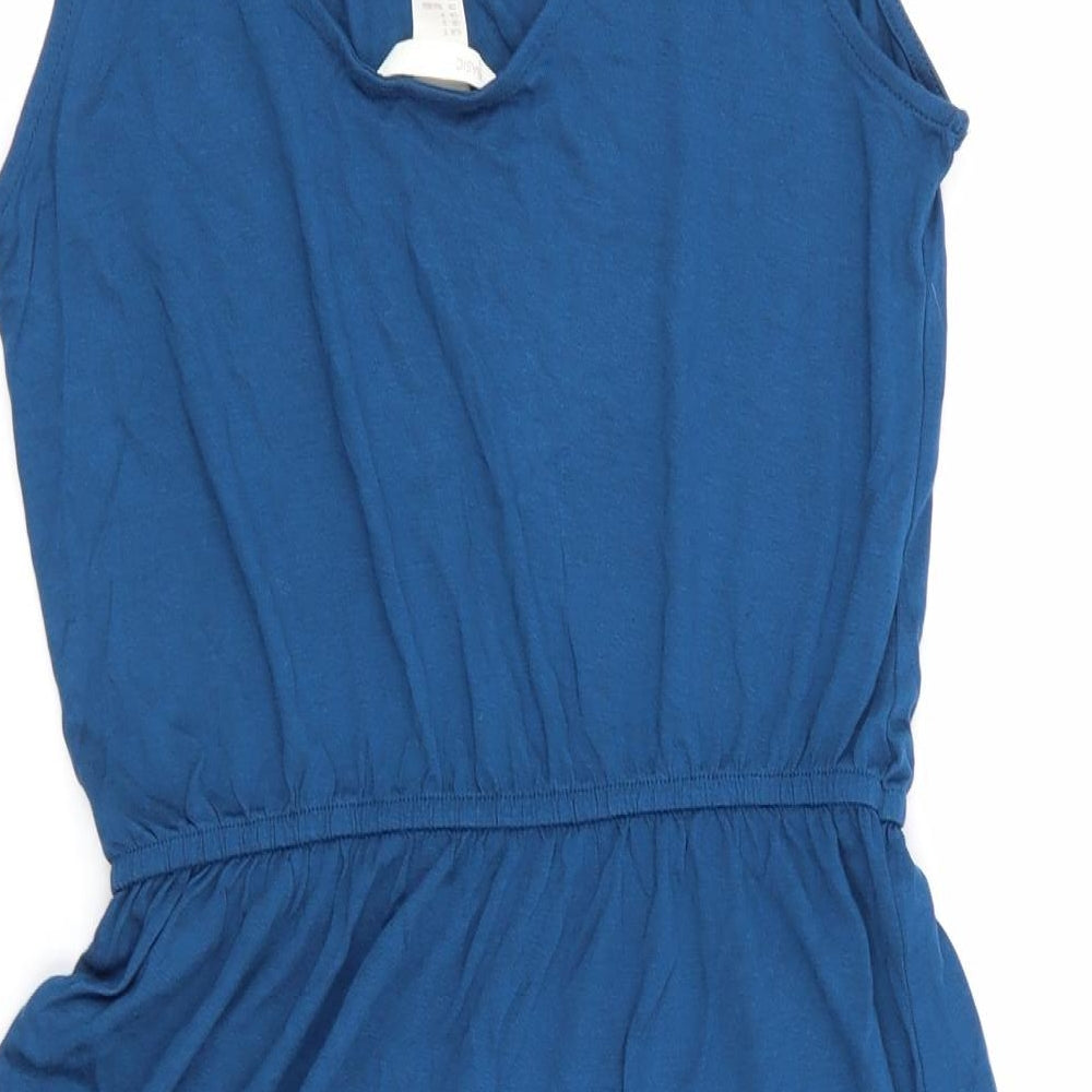H&M Womens Blue Fit & Flare Size 6