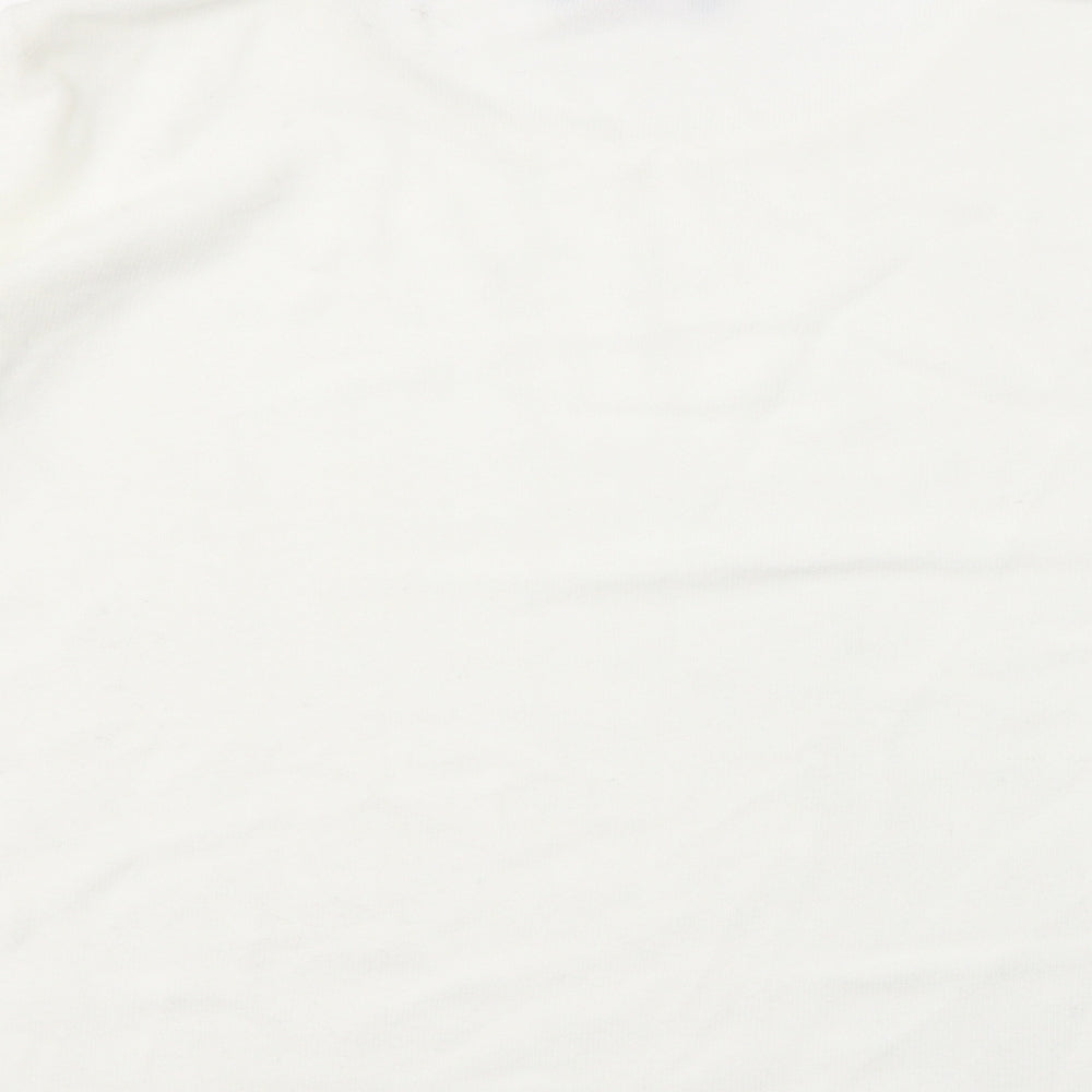ANNA ROSE Womens White Pullover Jumper Size 2XL