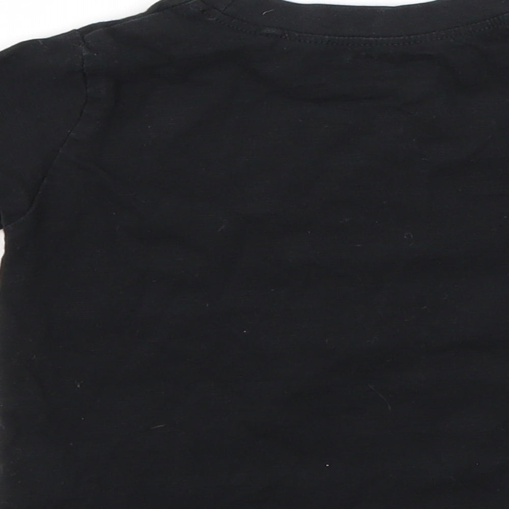 NEXT Baby Black Geometric Basic T-Shirt Size 6-9 Months