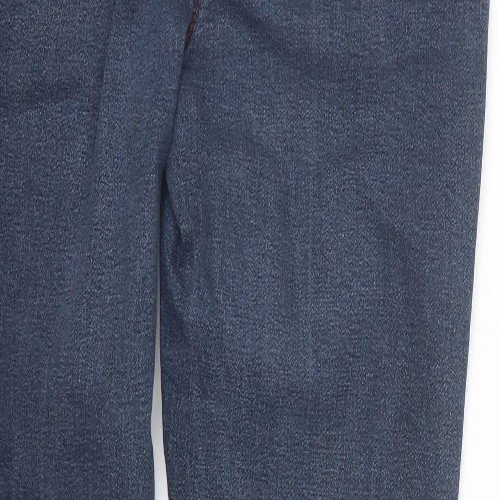 M&Co Womens Blue Denim Skinny Jeans Size 10 L28 in