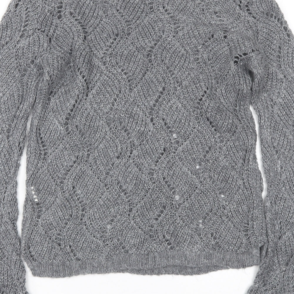 Atmosphere Womens Grey Pullover Jumper Size 8