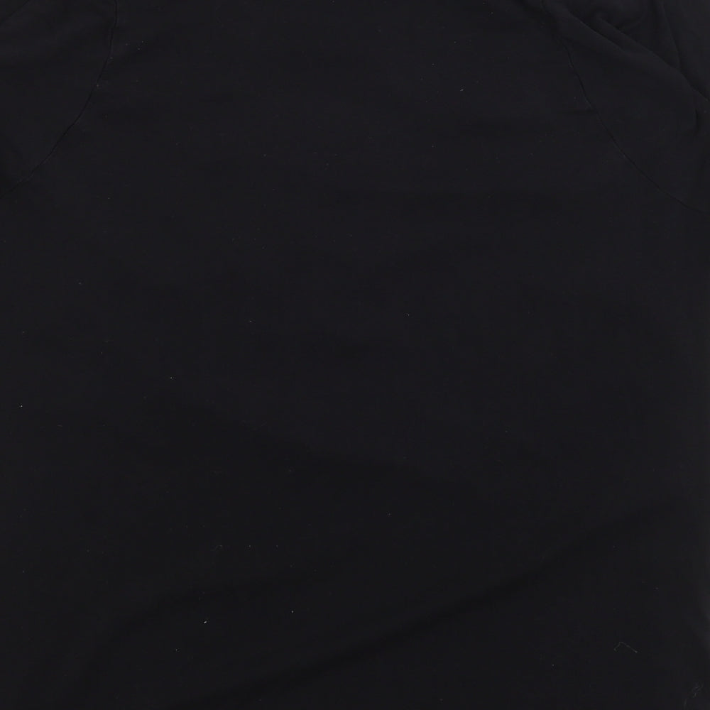 Cherry Couture Womens Black Basic T-Shirt Size 6