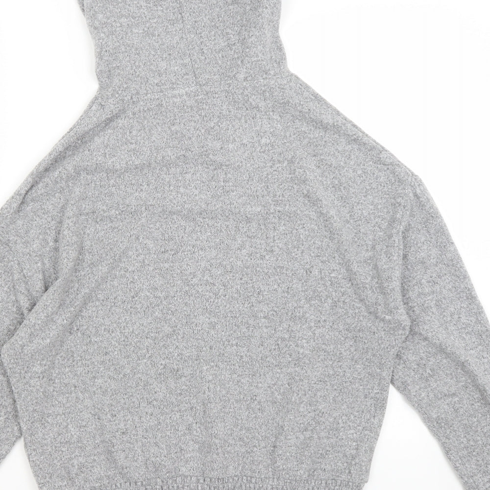 Dorothy Perkins Womens Grey Pullover Hoodie Size 12