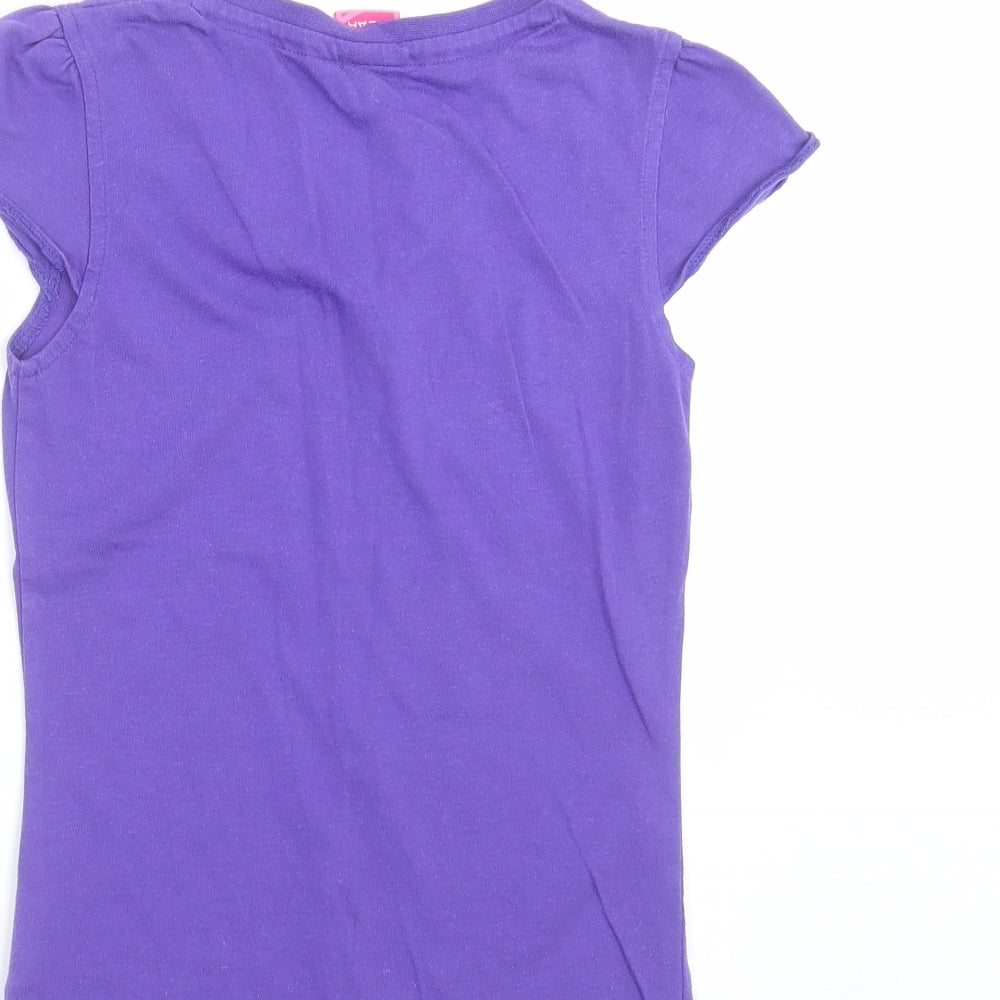 LA Gear Girls Purple Basic T-Shirt Size 11-12 Years