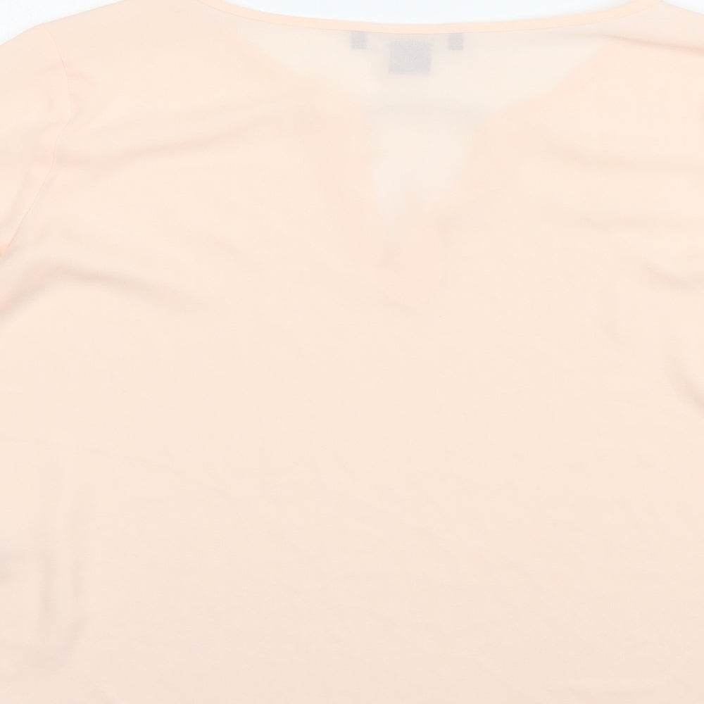 Atmosphere Womens Pink Basic Blouse Size 8