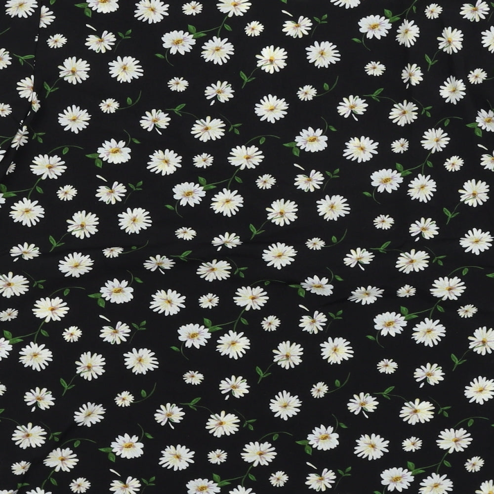Jaqueline de Young Womens Multicoloured Floral Basic Blouse Size 10