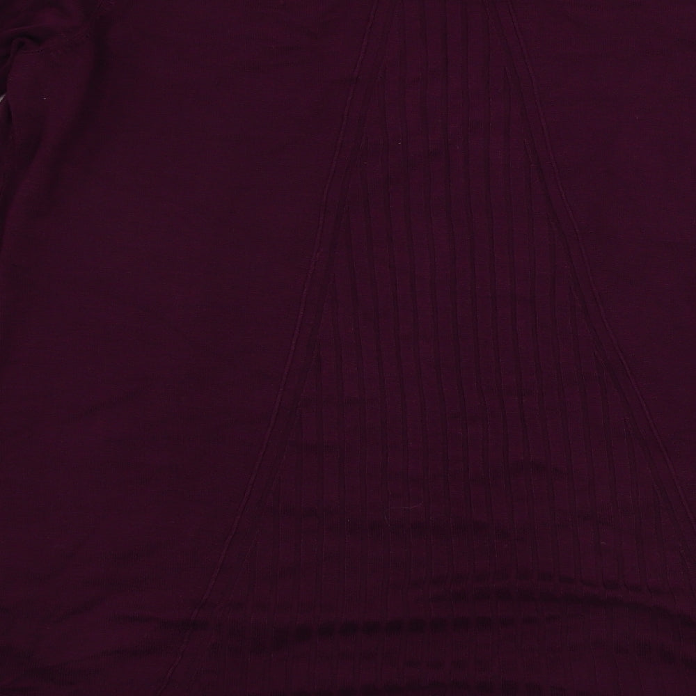 Marks and Spencer Womens Purple Cardigan Jumper Size M