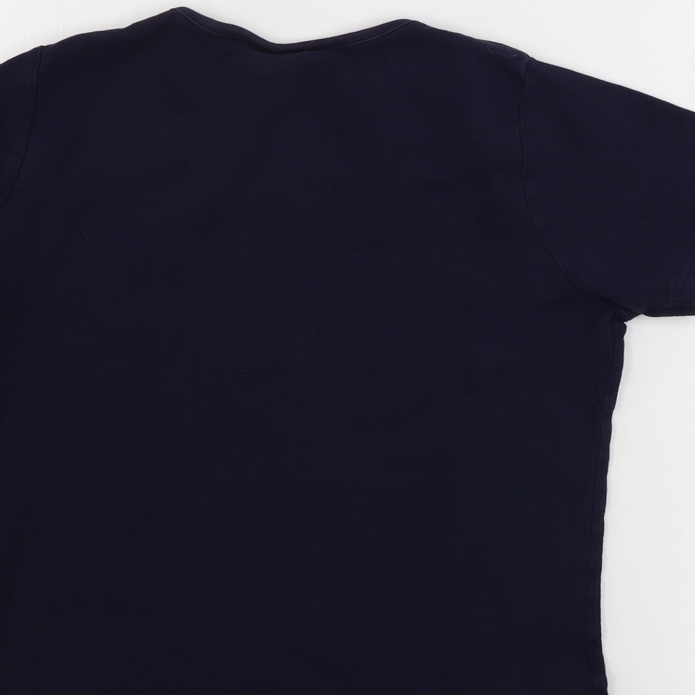 EWM Womens Blue Basic T-Shirt Size S