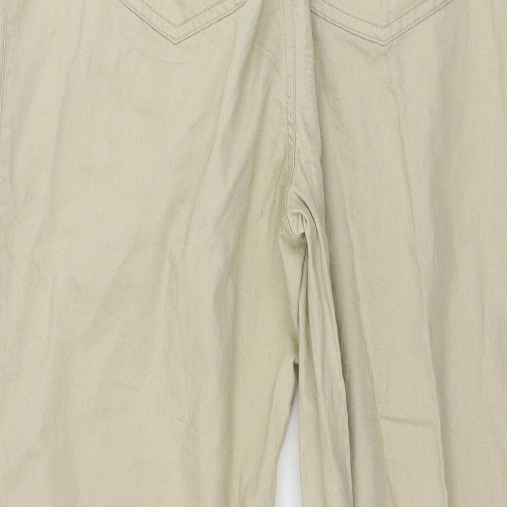 H&M Womens Beige Trousers Size 12 L27 in