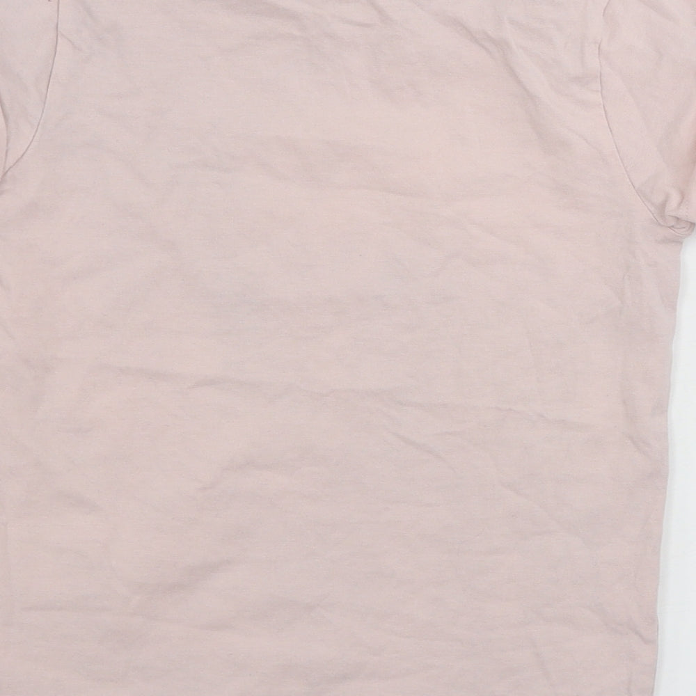 George Girls Pink Basic T-Shirt Size 7-8 Years