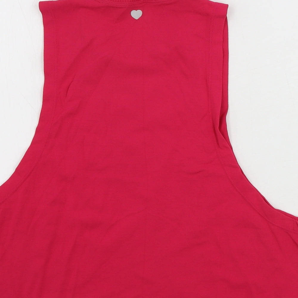 PINK Womens Pink Basic Tank Size XS