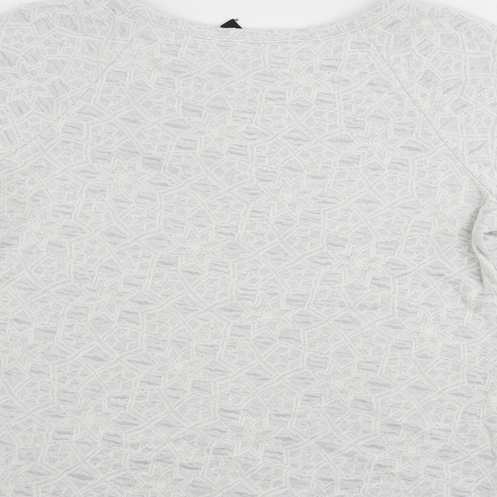 George Womens White Pullover Jumper Size 16