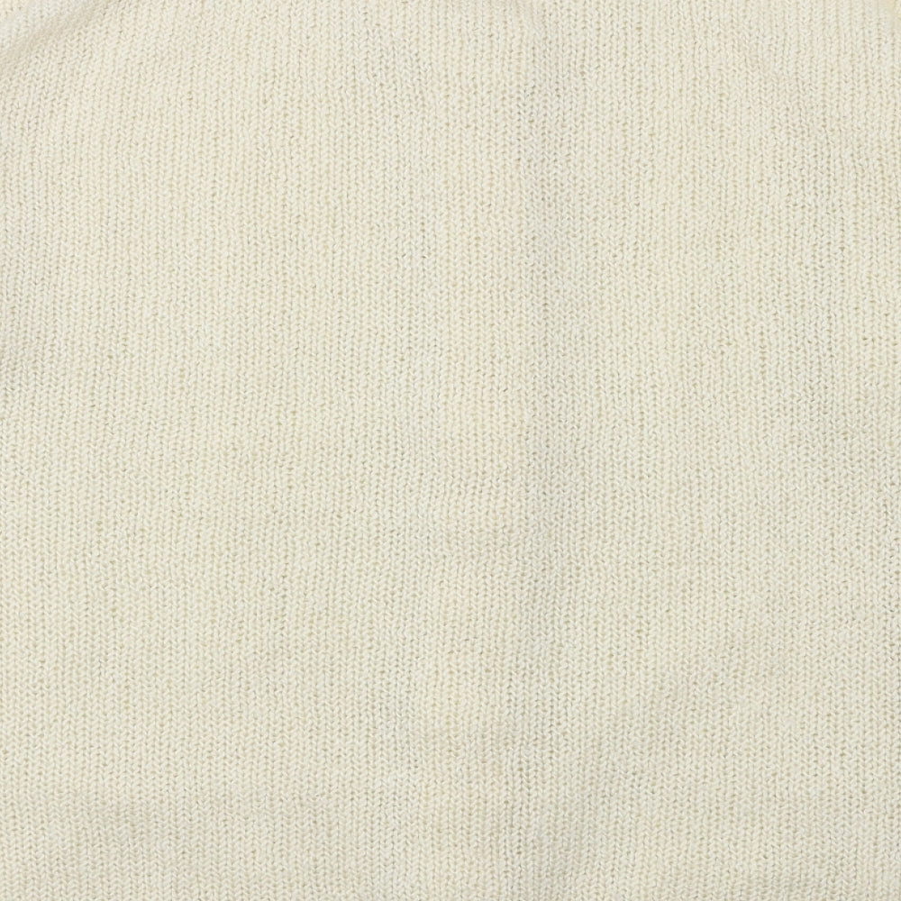 Prestige Womens Ivory Knit Cardigan Jumper One Size
