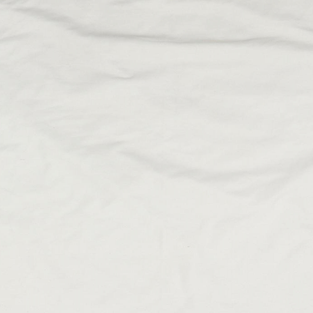 Missguided Womens White Basic T-Shirt Size 6