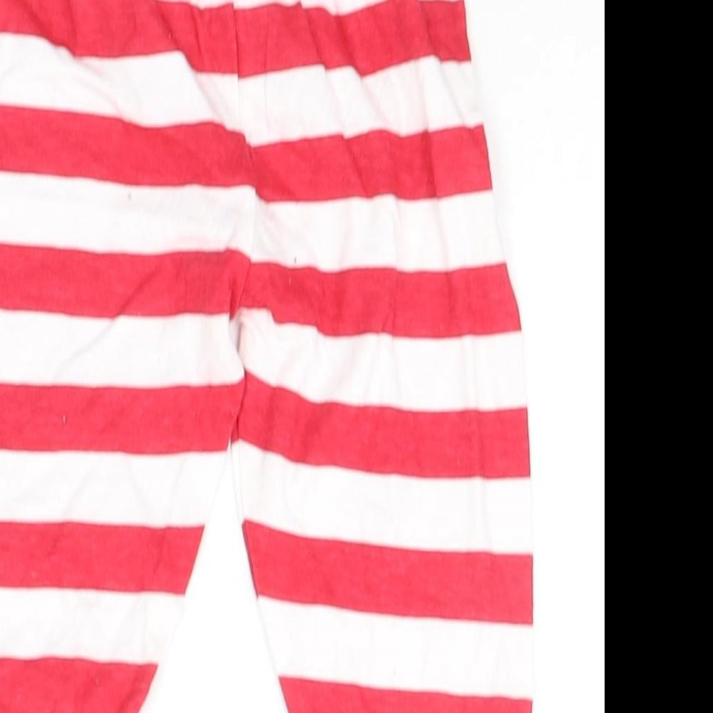 b&M Girls Blue Striped Jogger Trousers Size 6-9 Months