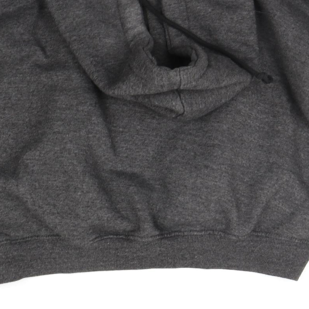 pretylittlething Womens Grey Pullover Hoodie Size 6